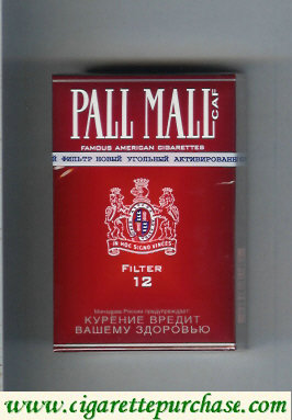 Pall Mall Caf 12 Filter cigarettes hard box